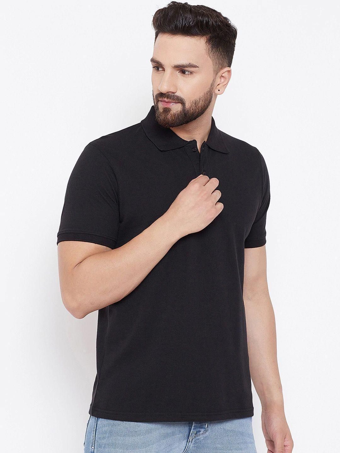 Cotton Blend Solid Half Sleeves Polo T-Shirt it3qpj-2a