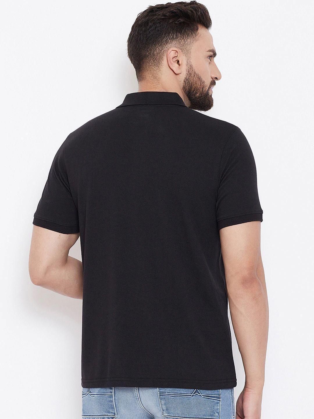 Cotton Blend Solid Half Sleeves Polo T-Shirt it3qpj-2a