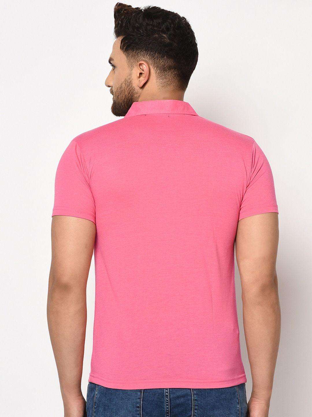 Cotton Blend Solid Half Sleeves Polo T-Shirt it3qpj-2a