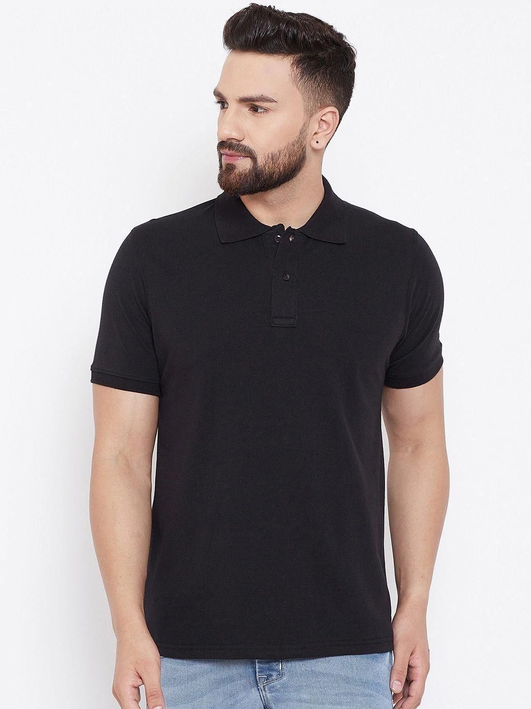Cotton Blend Solid Half Sleeves Polo T-Shirt it3qpj-2a