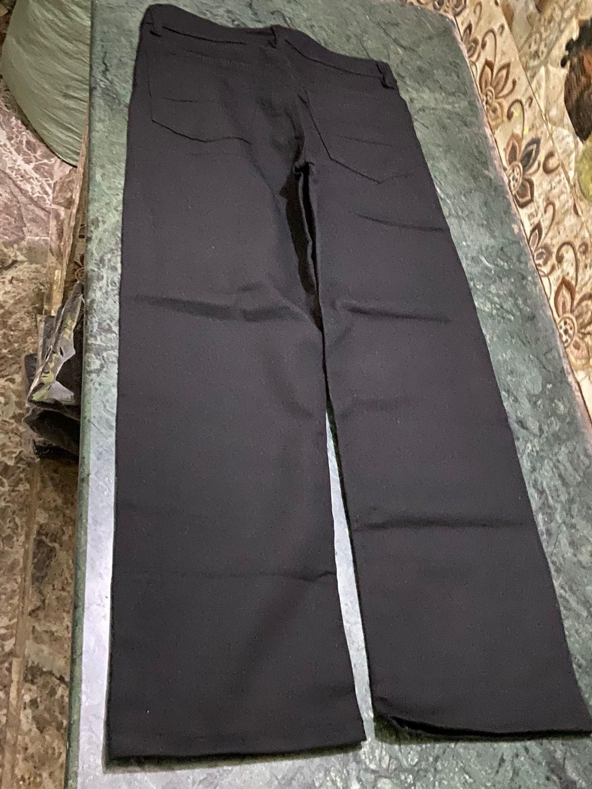 Men's Loose Fit Mid Rise Black Jeans it3qpj-2a