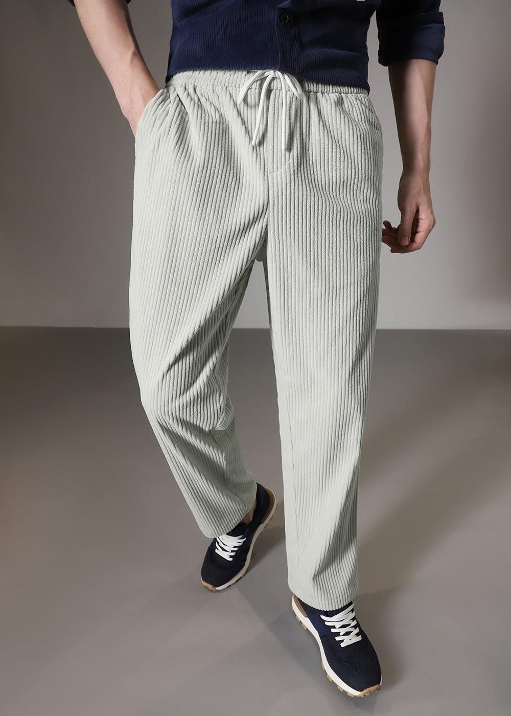 Combo of 2 Men's Caudray Fabric Stylish Pants leon