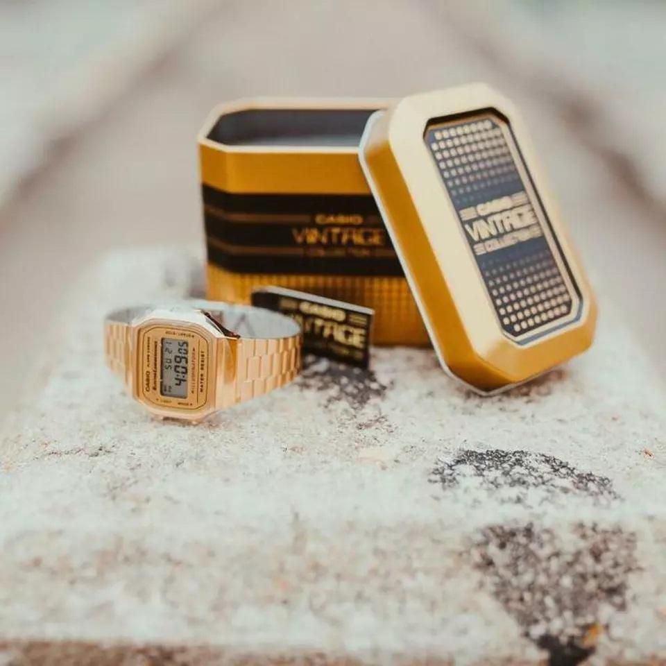 Casio Vintage Digital Gold Unisex Watch it3qpj-2a