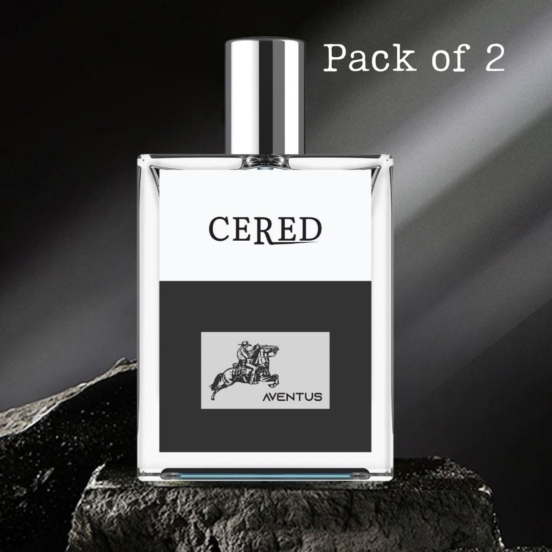CERED Aventus Perfume 50ML (Pack of 2) leon