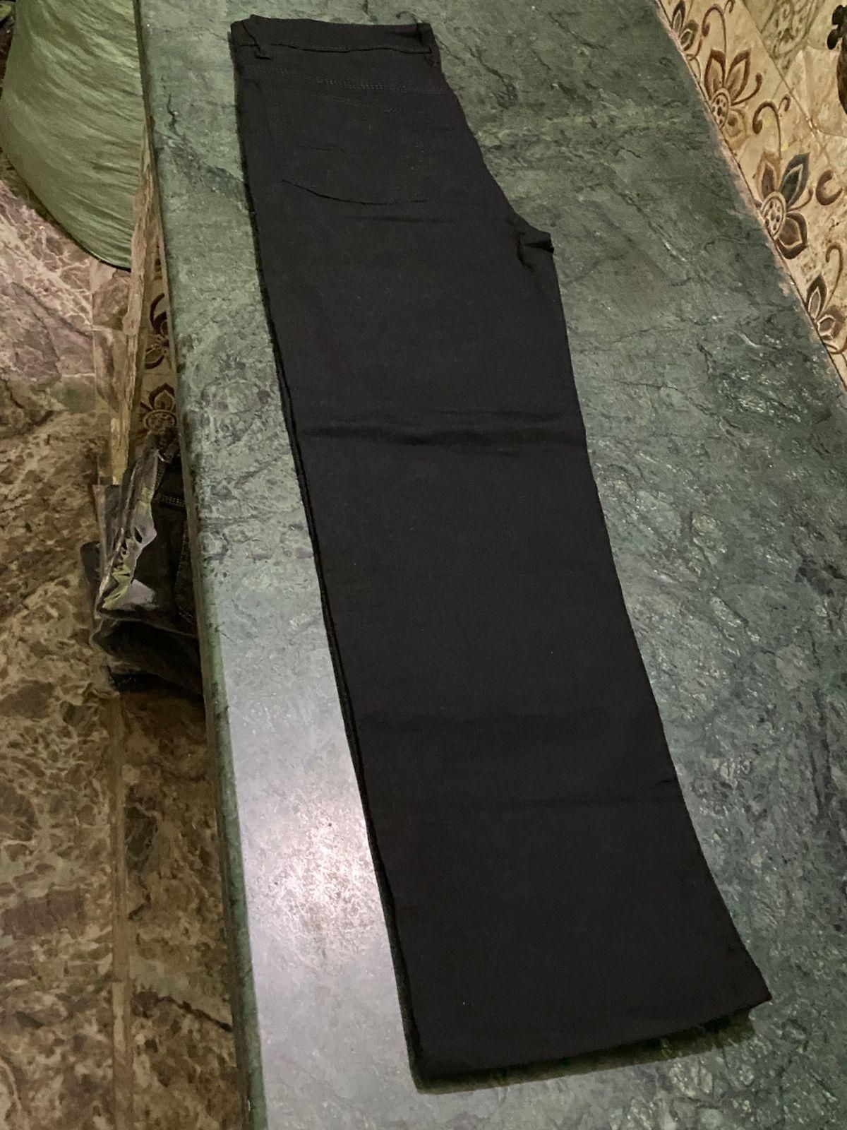 Men's Loose Fit Mid Rise Black Jeans it3qpj-2a