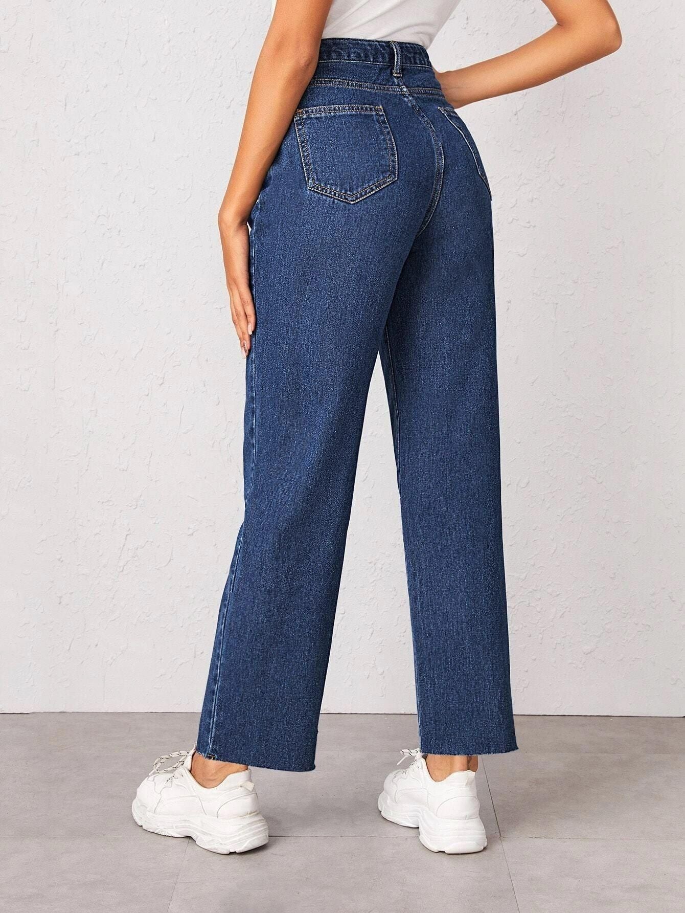Kotty Women's Cotton Blend Solid Flared Jeans leon