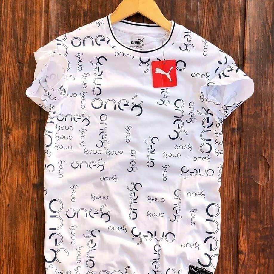 Polyester Printed Half Sleeves Mens Round Neck T-Shirt it3qpj-2a