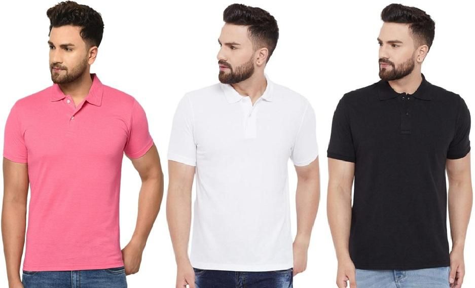 Men's Matty Polo T-Shirts Pack Of 3 it3qpj-2a