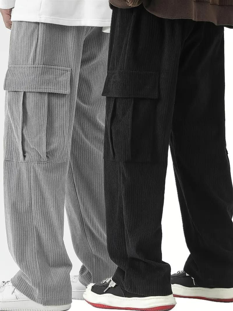 Men's Corduroy Cargo Pant Pack of 2 it3qpj-2a