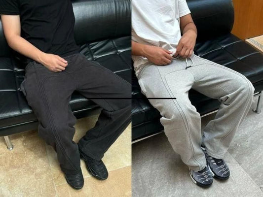 Men's Elastic Waist Sweatpants with Drawstring (Pack of 2) Track Pant it3qpj-2a